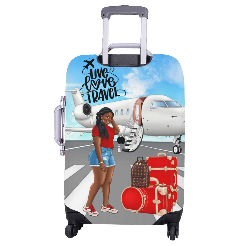 Live Love Travel I Luggage Cover/Large 26"-28"