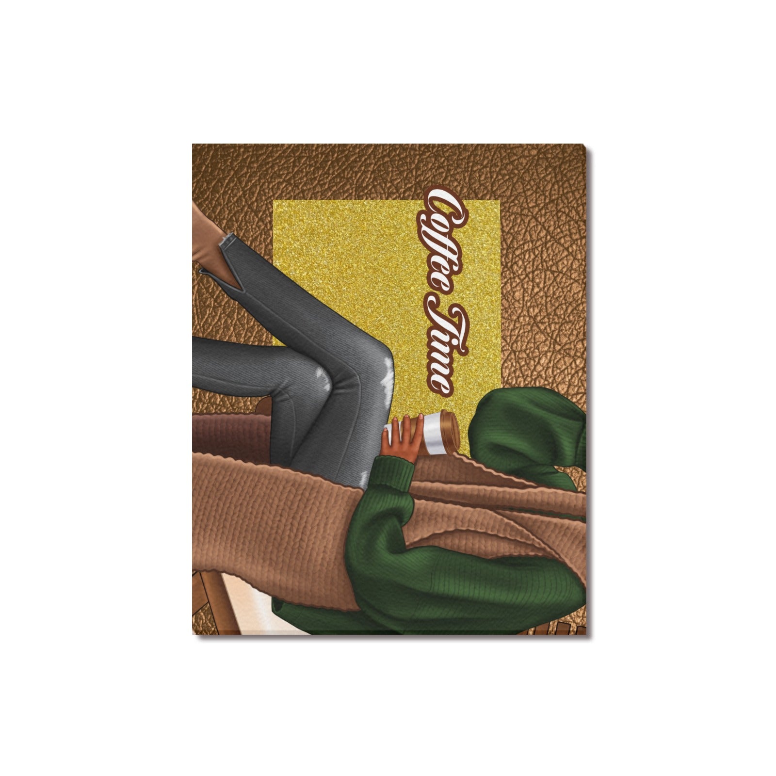 Coffee Time Canvas I Frame Canvas Print 20"x16"