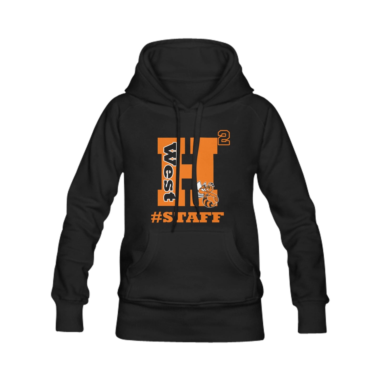 H High West Black Hoodie Staff Heavy Blend Hooded Sweatshirt