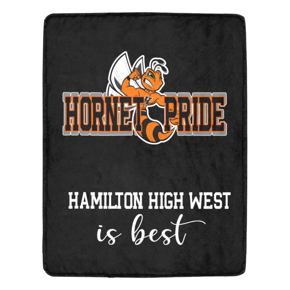 Hornet Pride Black Blanket Ultra-Soft Micro Fleece Blanket 54"x70"