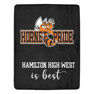 Hornet Pride Black Blanket Ultra-Soft Micro Fleece Blanket 54"x70"