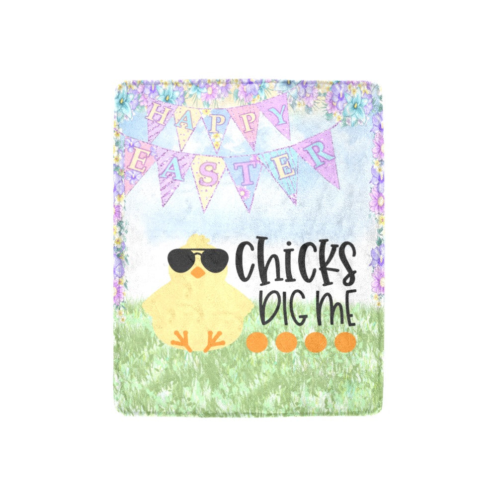 Chicks Dig Me 30x40 Ultra-Soft Micro Fleece Blanket 30''x40''