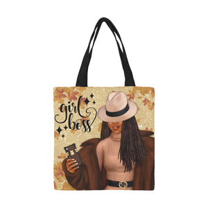 G. Boss Canvas Small All Over Print Canvas Tote Bag/Small (Model 1697)