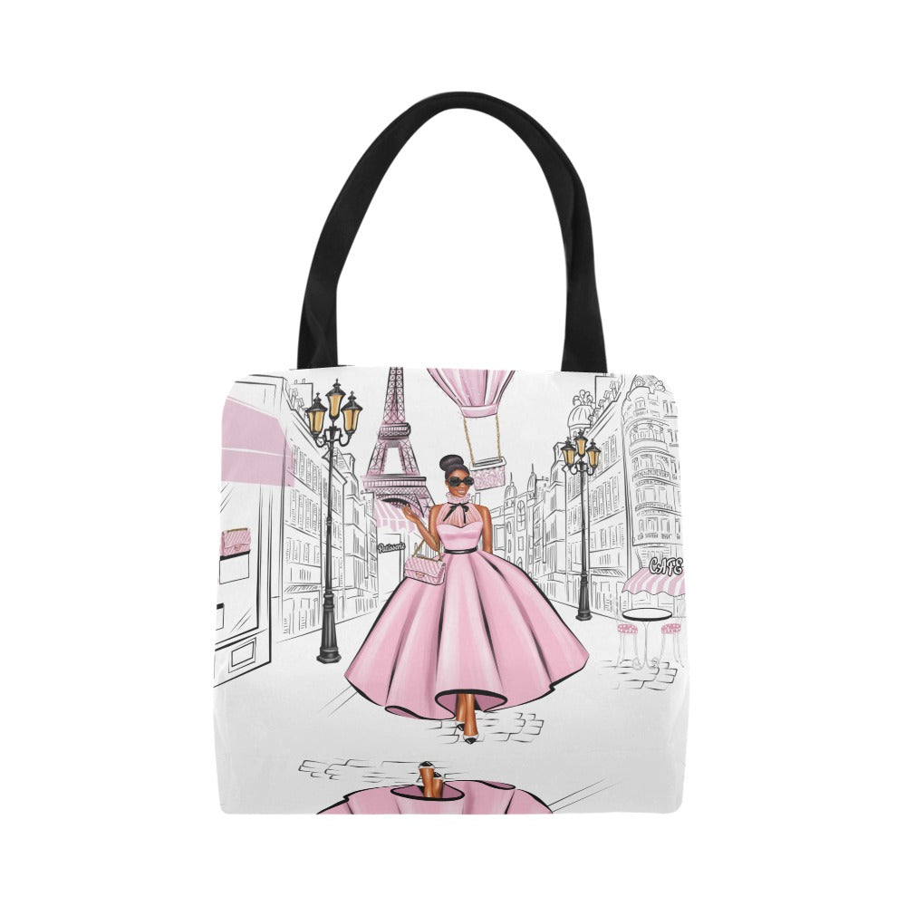 Walk In Paris I Canvas Tote Bag (Model 1657)