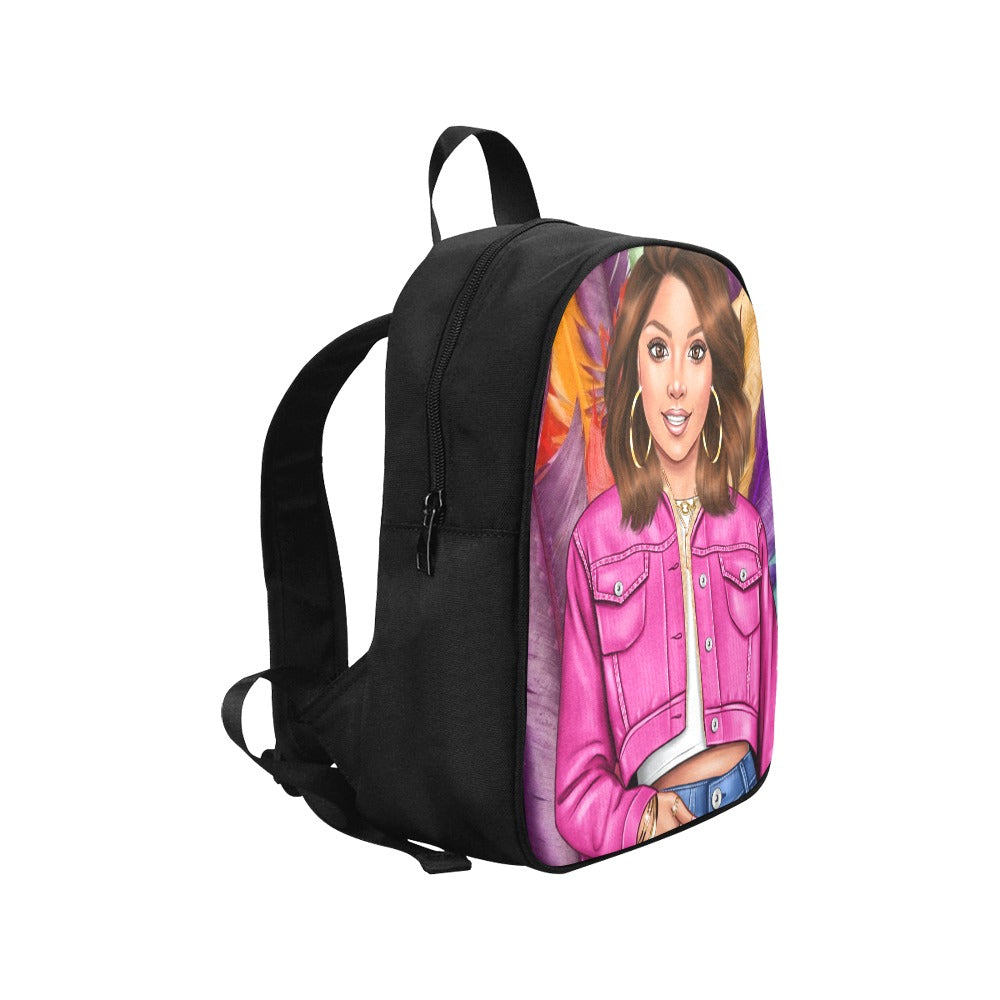 Colorfully Me V Fabric School Backpack (Model 1682) (Medium)