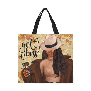 G. Boss Canvas Large All Over Print Canvas Tote Bag/Large (Model 1699)