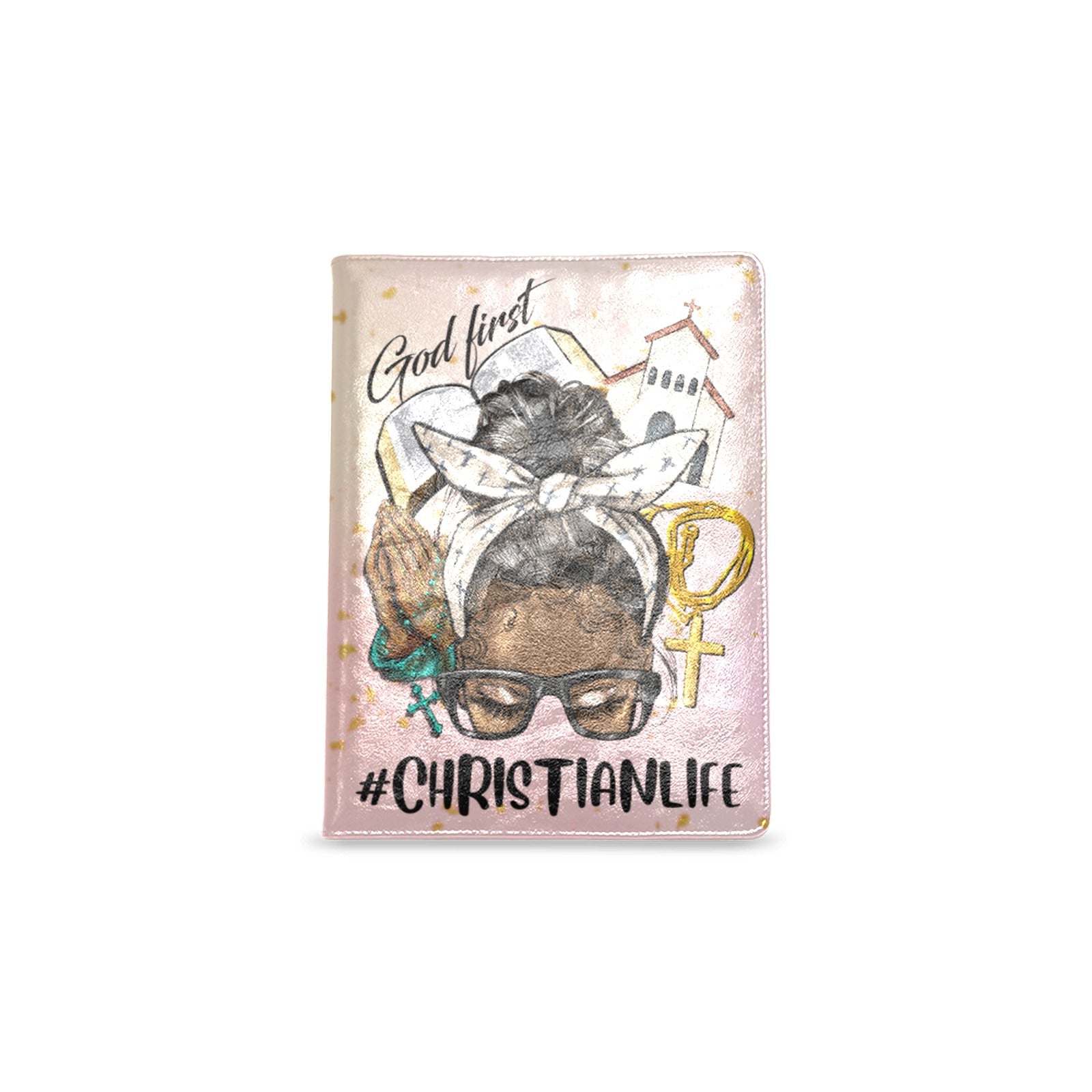 Christian Life Brown Complexion Journal Large Custom NoteBook B5