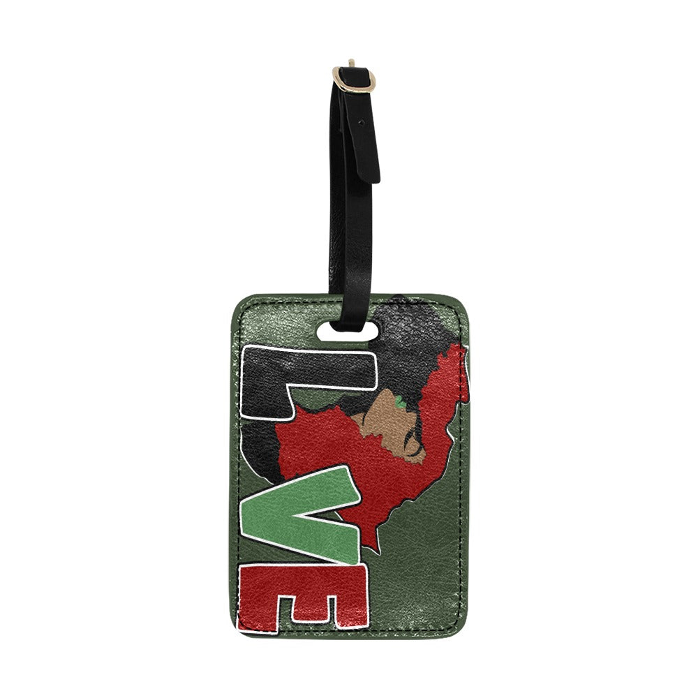 Africa Love Green Luggage Tag Luggage Tag