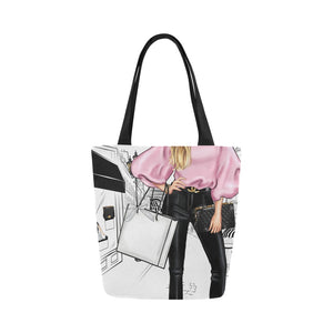 Walk In Paris IV Canvas Tote Bag (Model 1657)