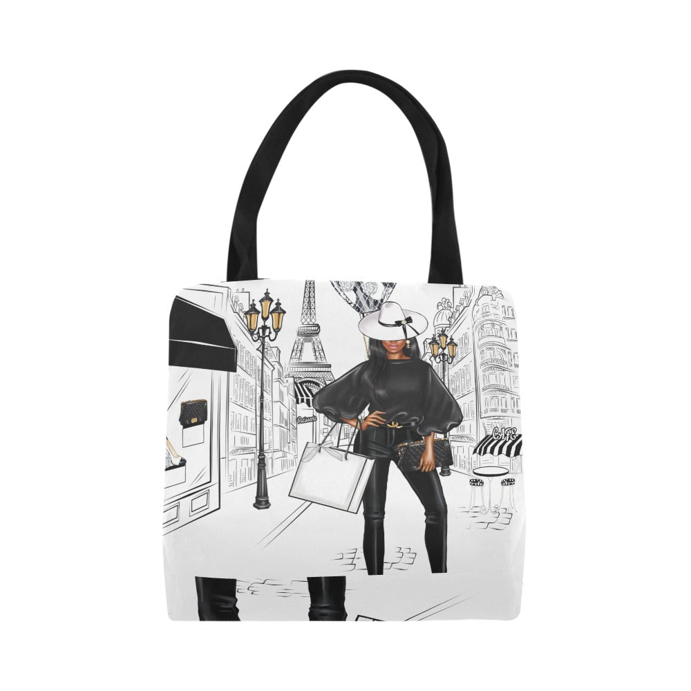 Walk In Paris III Canvas Tote Bag (Model 1657)