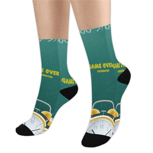 Game over overrated Men Socks Trouser Socks (For Men)