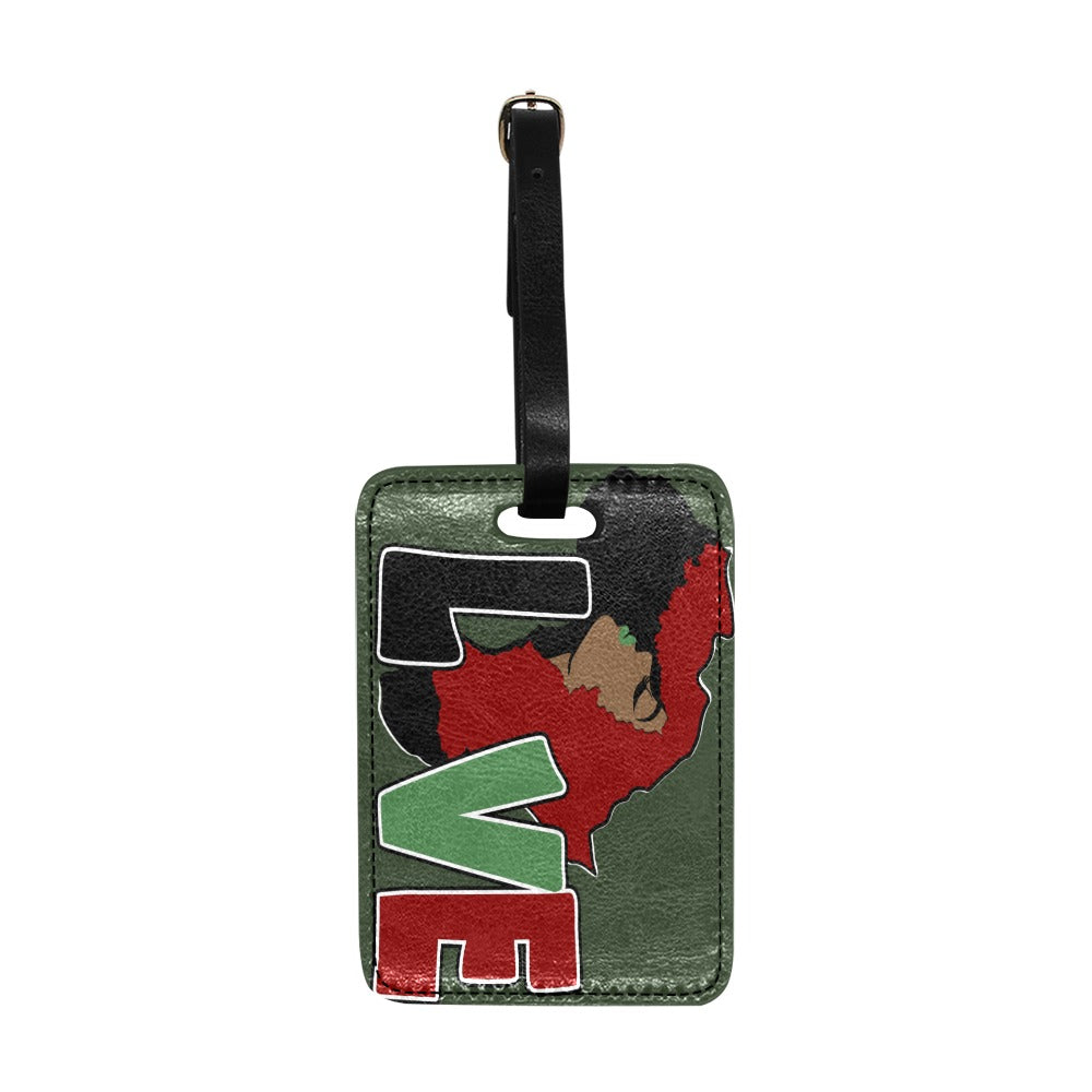 Africa Love Green Luggage Tag Luggage Tag