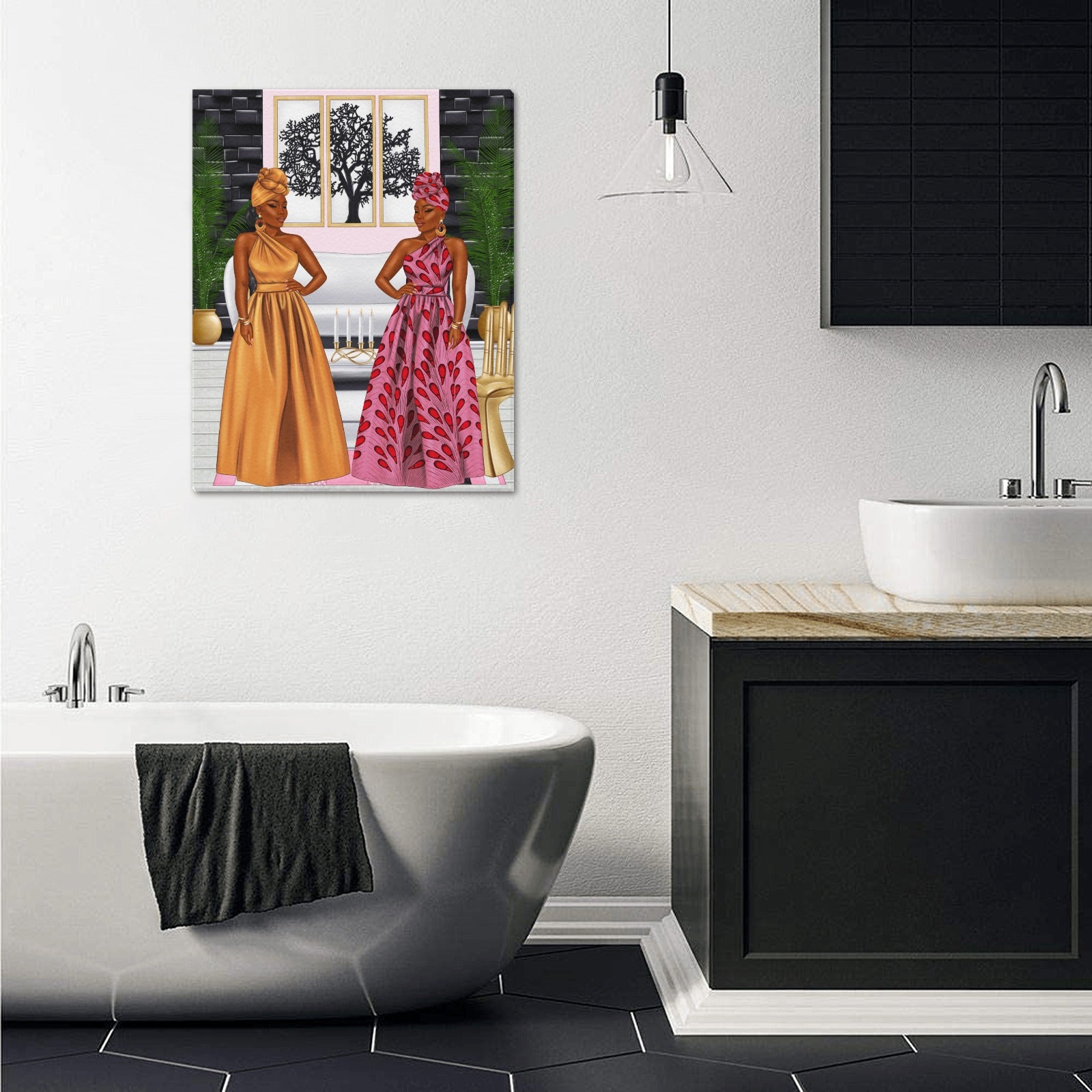 Simply Sleek IV Frame Canvas Print 16"x20"