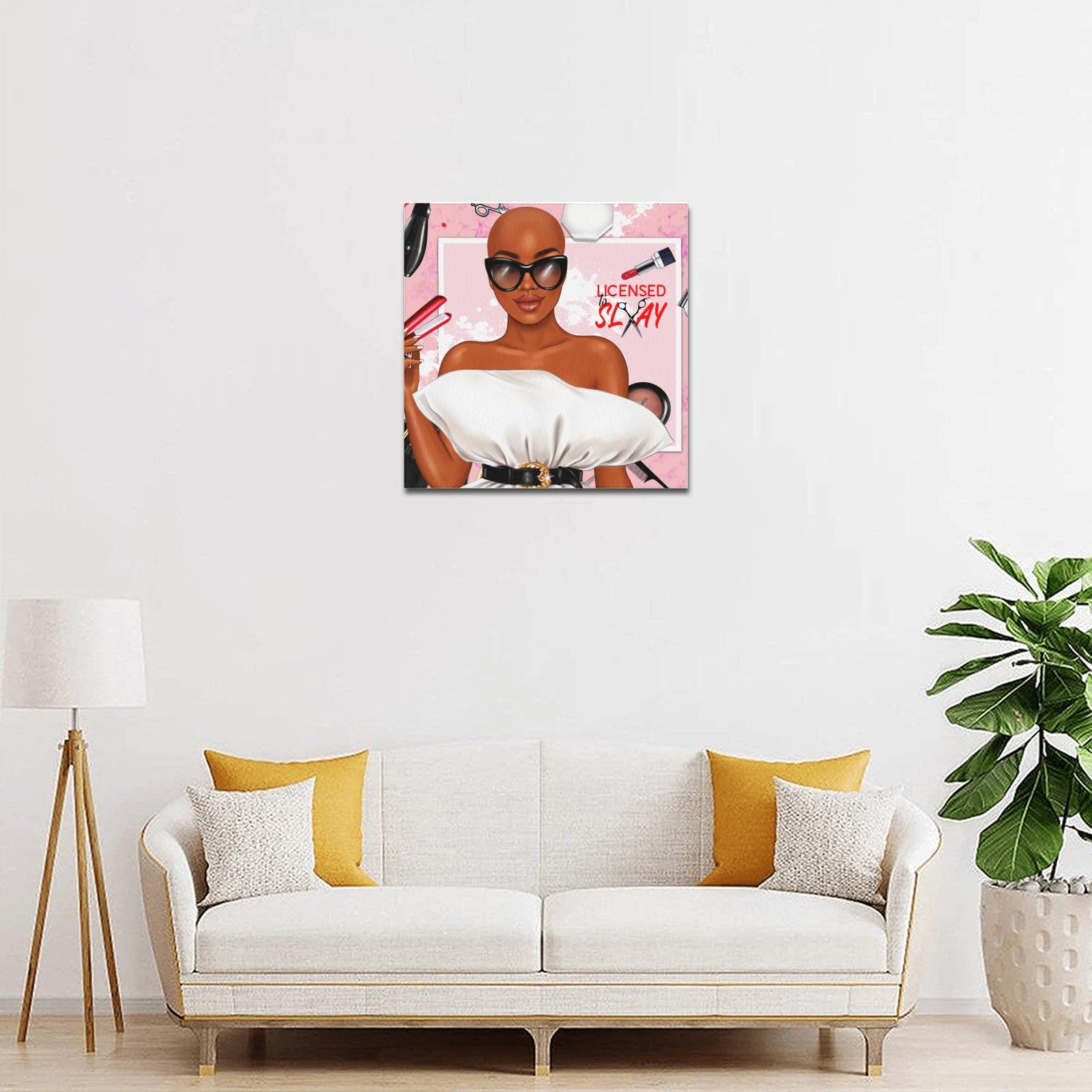 Licensed To Slay VII Canvas Canvas Print 16"x16"