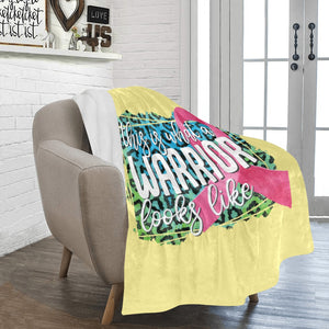This is What a Warrior Looks Like Blanket 50x60 Ultra-Soft Micro Fleece Blanket 50"x60"