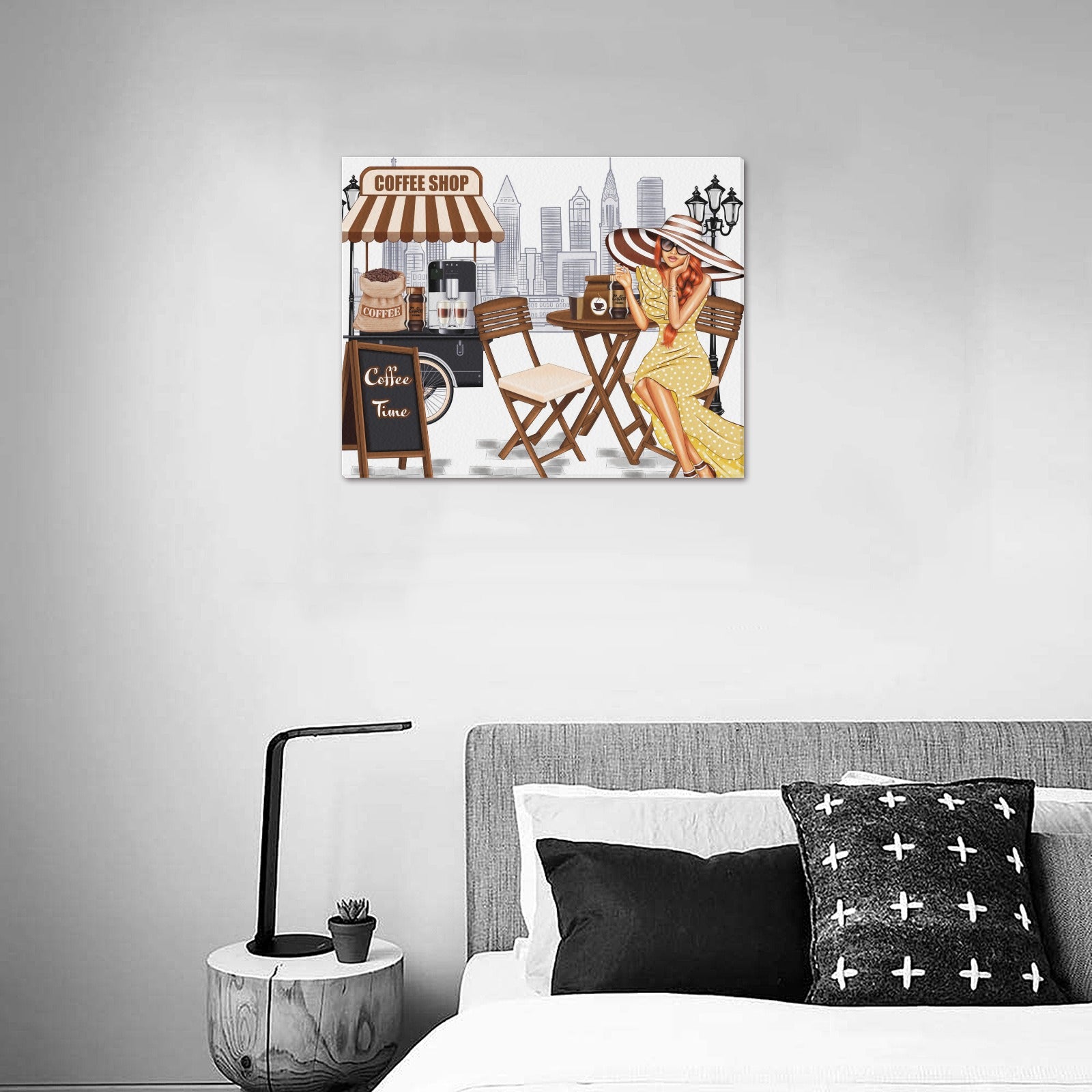 Coffee Time Canvas IV Frame Canvas Print 20"x16"