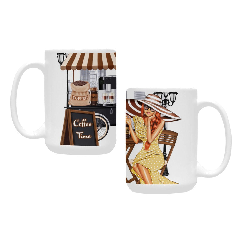 Coffee Time Mug IV Custom Ceramic Mug (15oz)